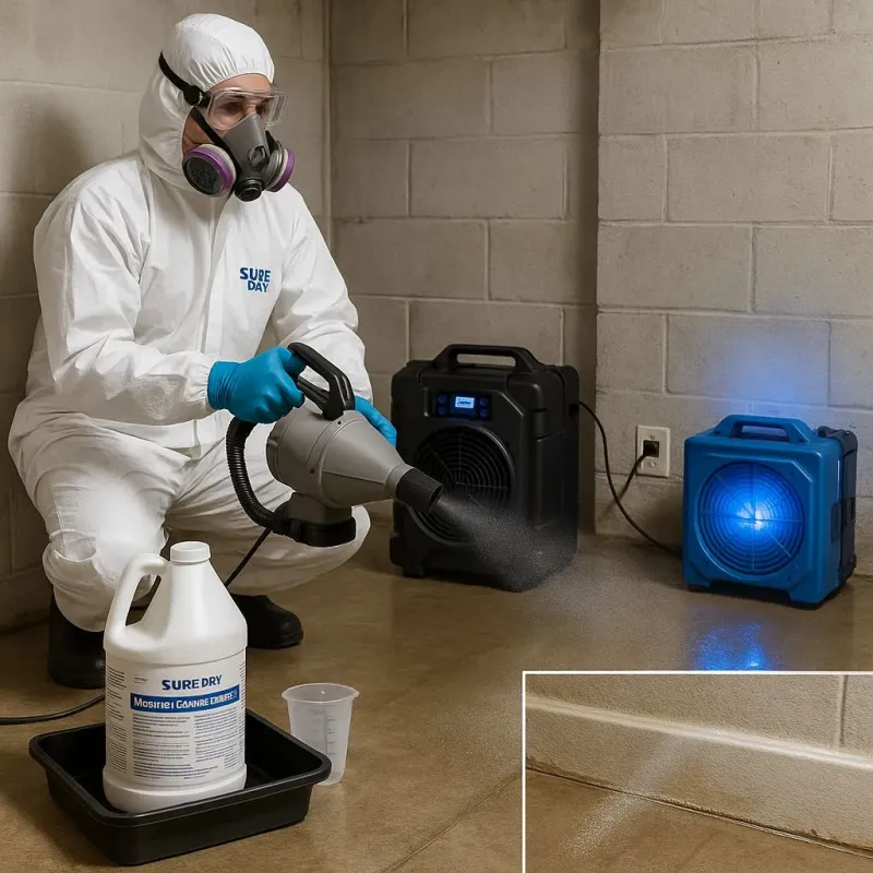 Sanitization and Odor Removal process in Suamico, WI